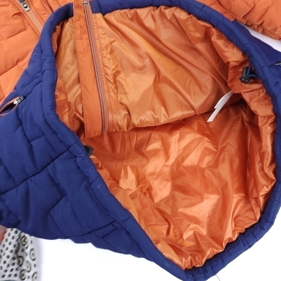 New Magellan Orange Blue Men's Puffer Coat Sz XL - Picture 9 of 14